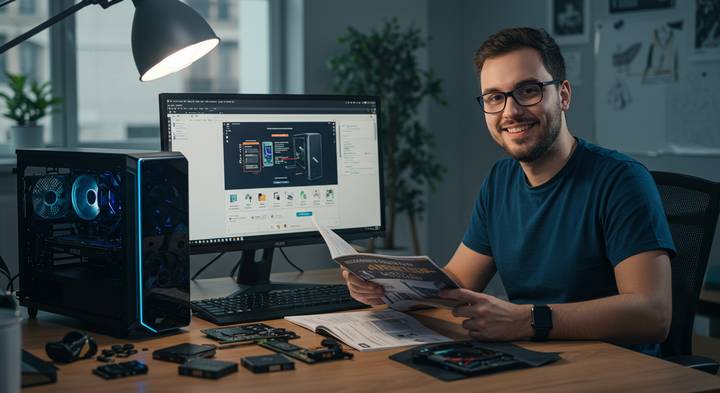 Montagem de PC Descomplicada: Seu Guia 2025 + Cursos Online Grátis