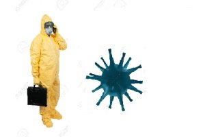Agente de Saúde em tempo de pandemia contra o coronavírus